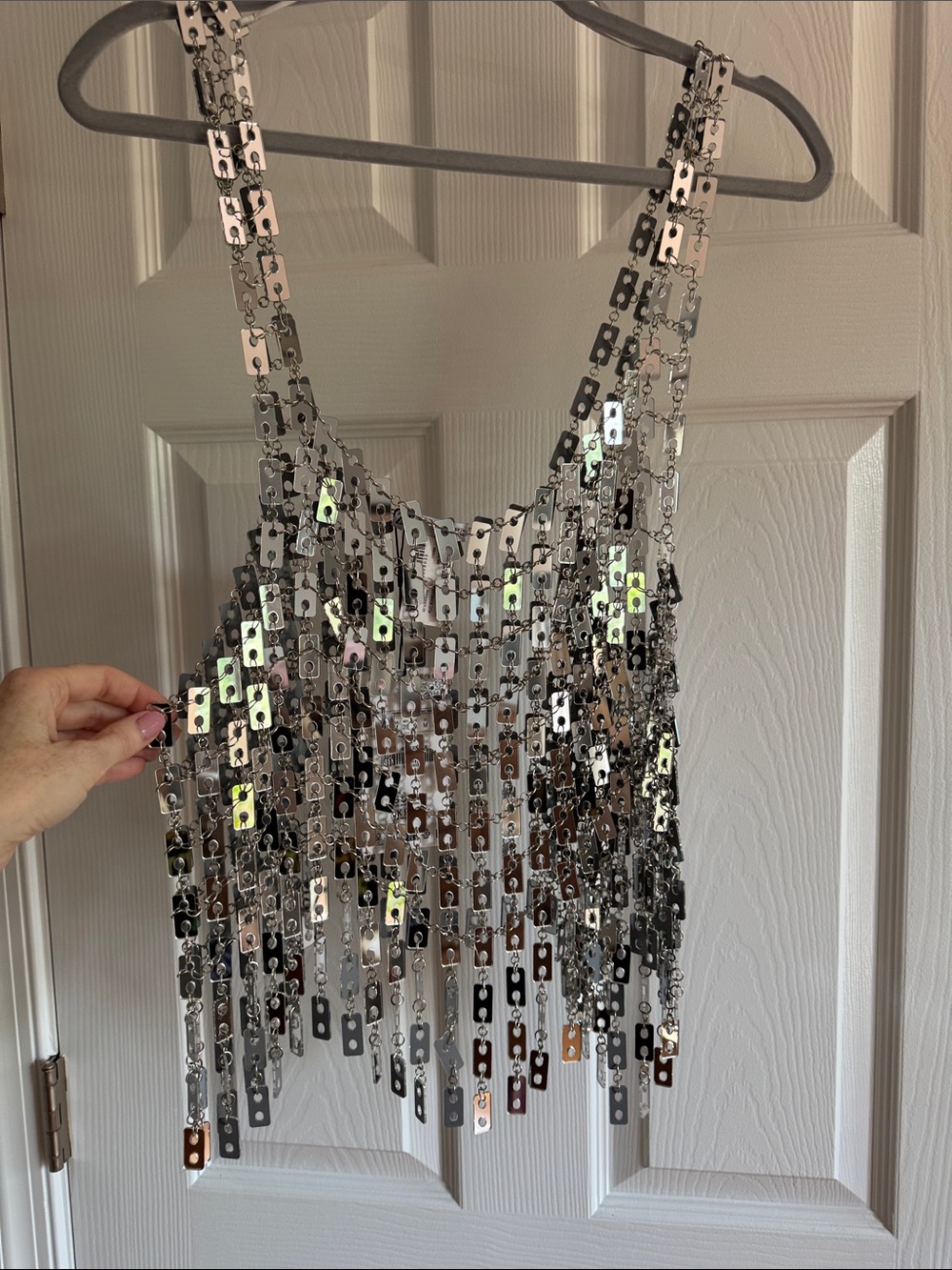 Zara Mirror Metal top - Picture 3 of 9